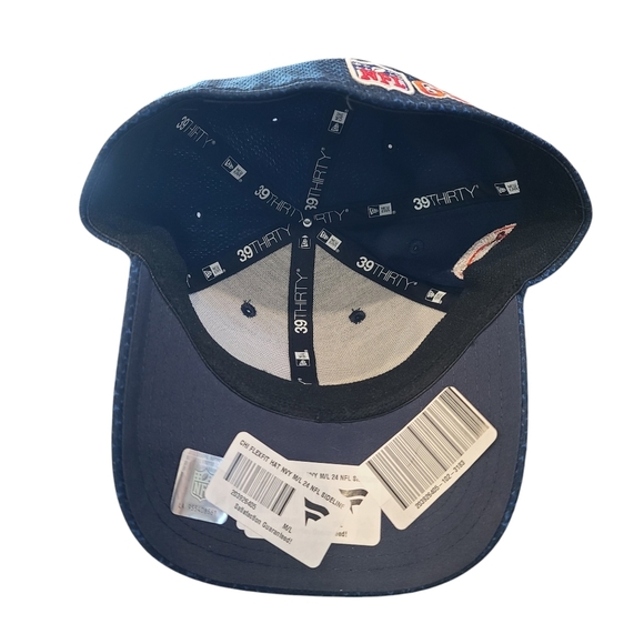 Men's Chicago Bears New Era Navy 2024 Sideline Logo 39THIRTY Flex Hat Size M/L - Picture 8 of 9